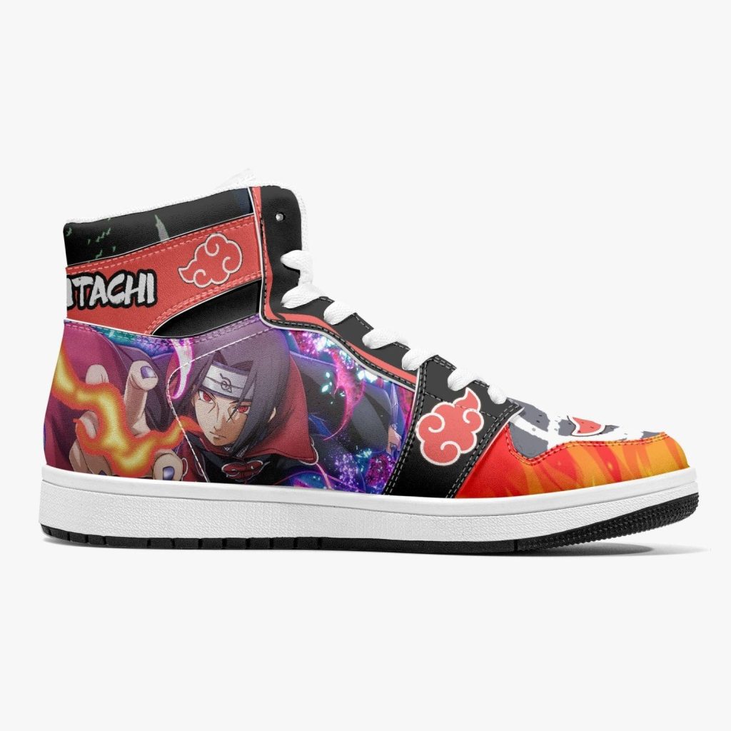 uchiha itachi akatsuki naruto shippuden j force shoes 8 - Anime Shoes World