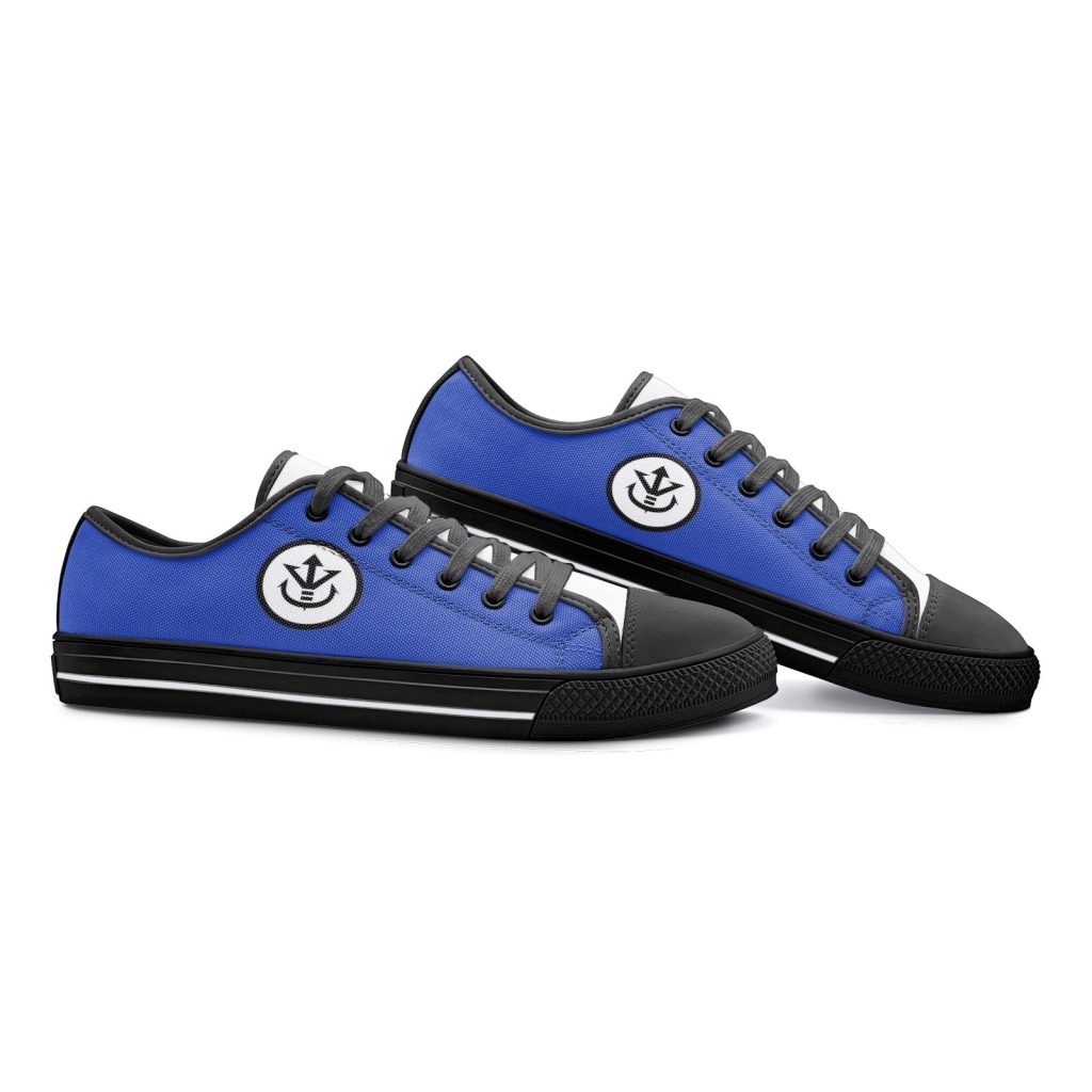 vegeta dragon ball z classic low top canvas shoes 7 - Anime Shoes World
