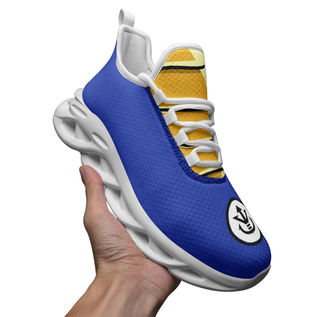 vegeta dragon ball z mesh knit bounce shoes 3 - Anime Shoes World