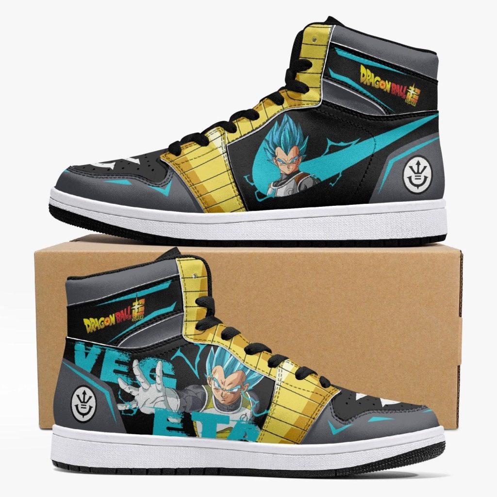 vegeta super saiyan blue dragon ball z j force shoes - Anime Shoes World