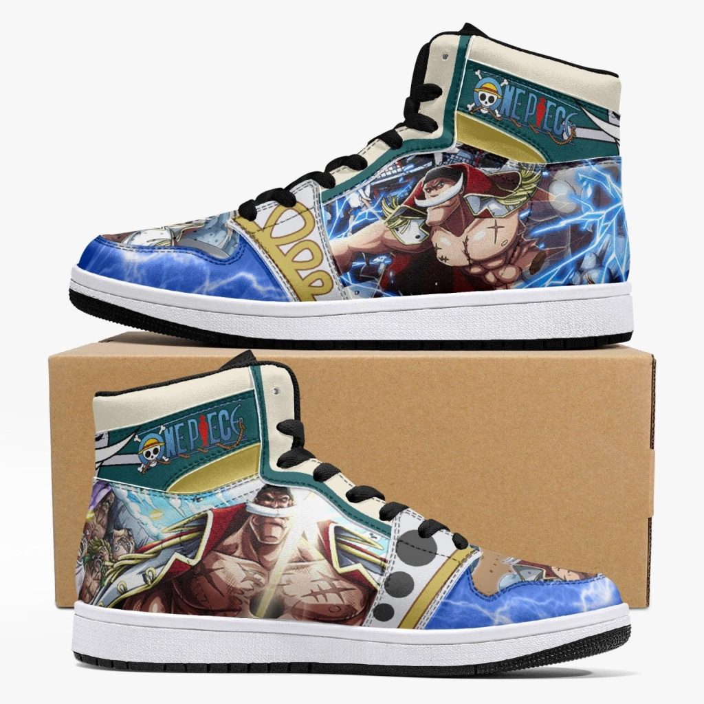 whitebeard marineford one piece j force shoes - Anime Shoes World