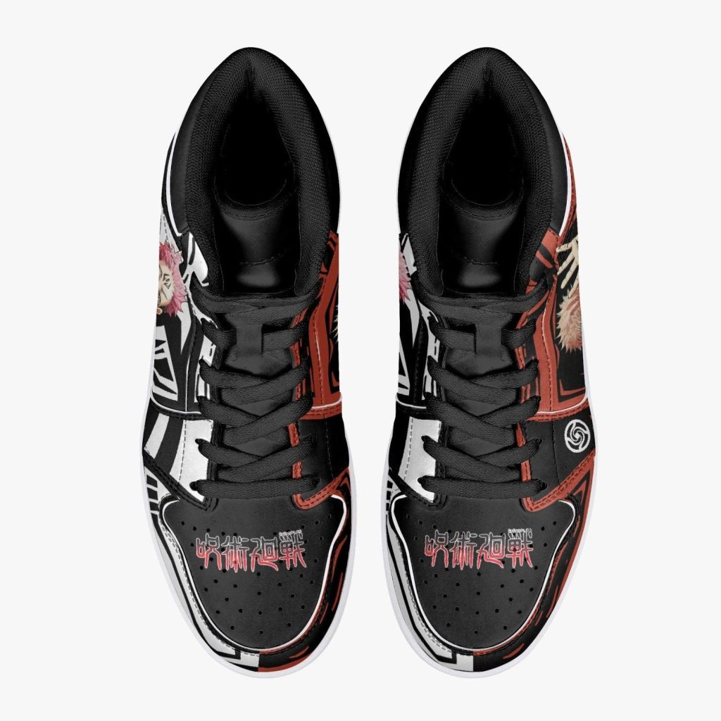 yuji itadori sukuna jujutsu kaisen j force shoes 3 - Anime Shoes World