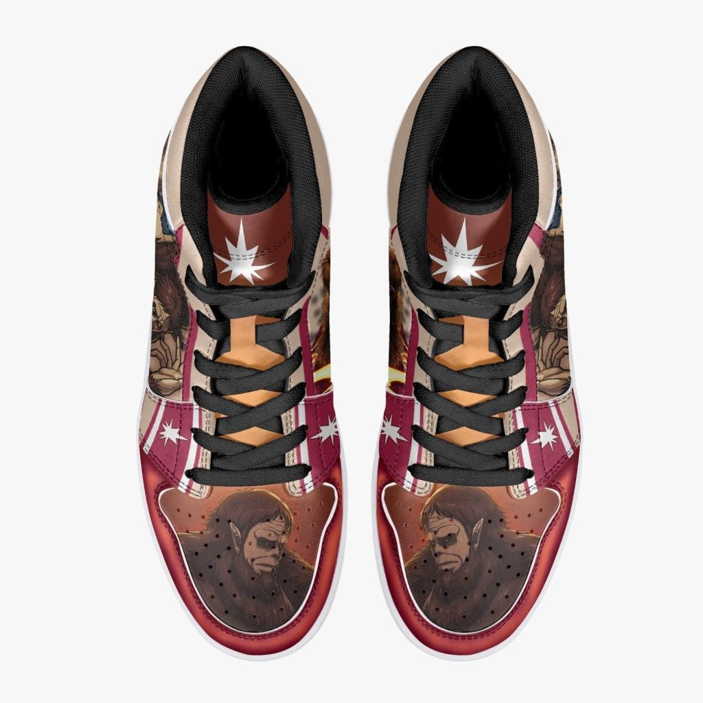 zeke yeager beast titan attack on titan j force shoes 3 - Anime Shoes World