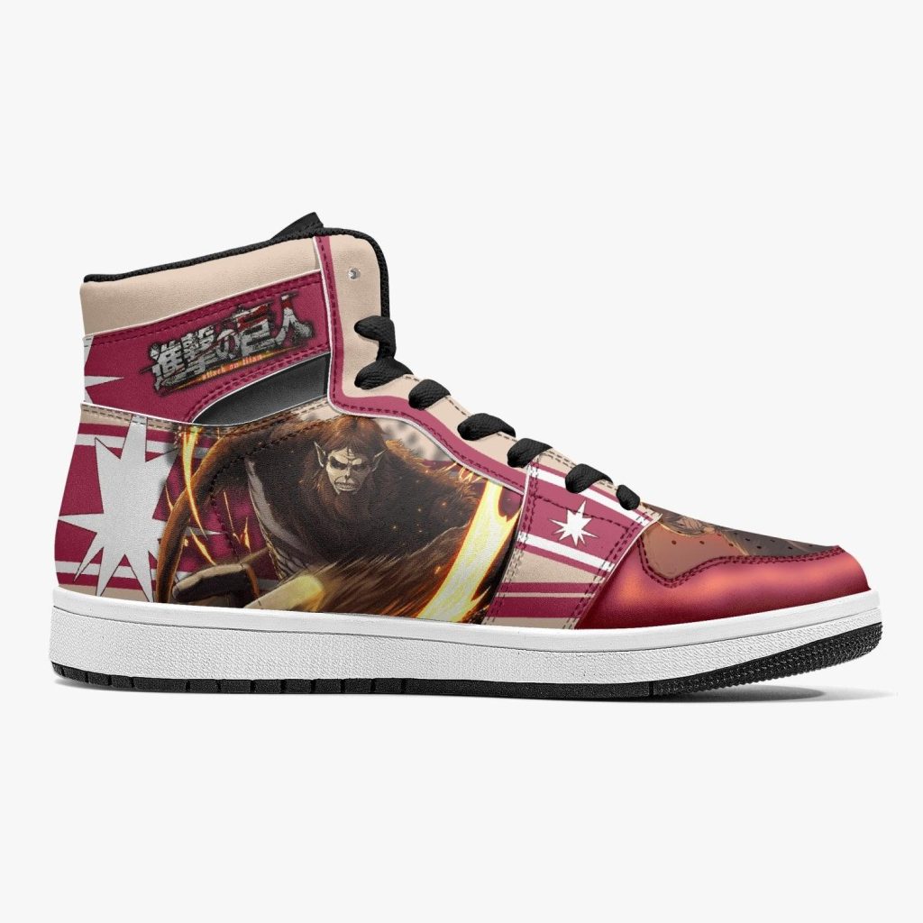 zeke yeager beast titan attack on titan j force shoes 9 - Anime Shoes World