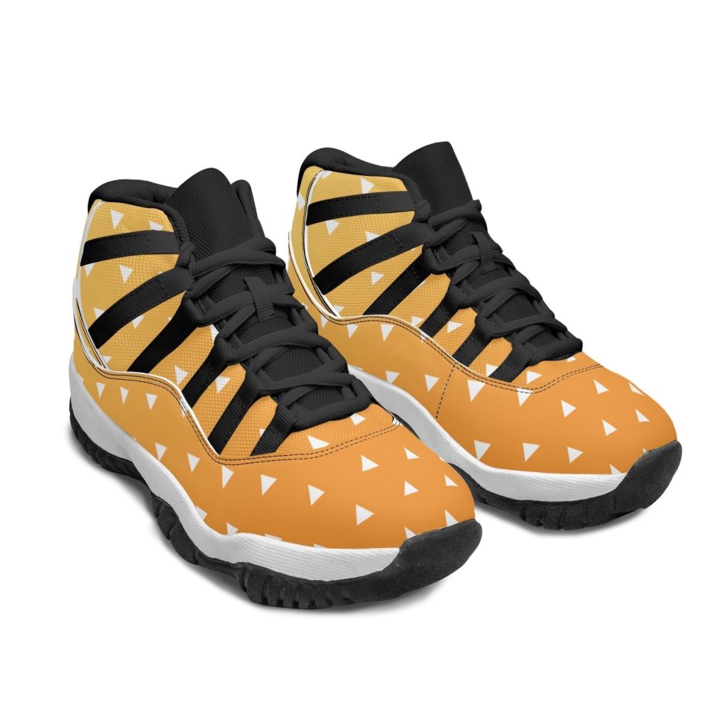 zenitsu agatsuma demon slayer aj11 basketball shoes 9 - Anime Shoes World