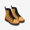 zenitsu agatsuma demon slayer leather mountain boots 2 - Anime Shoes World