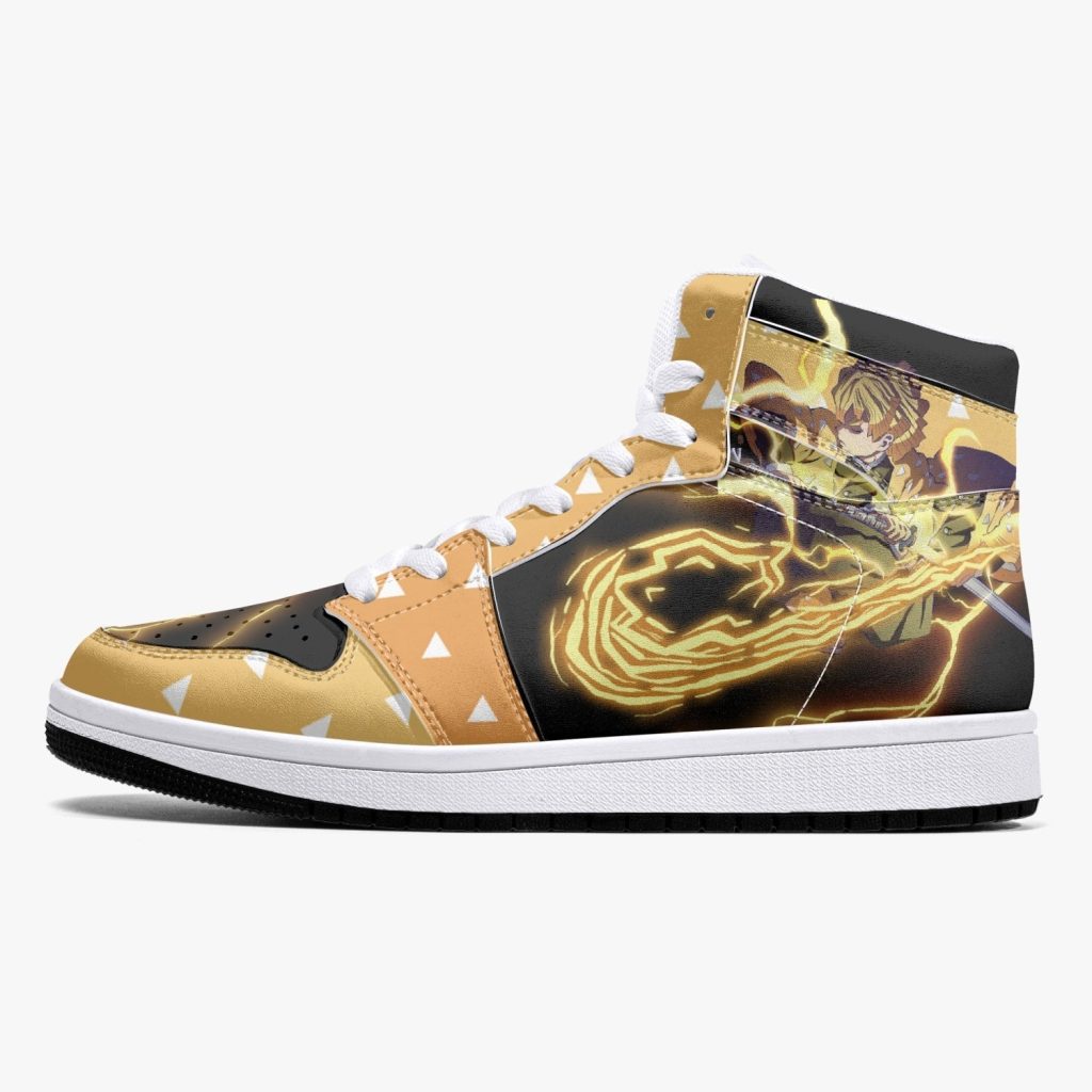 zenitsu thunder breathing demon slayer j force shoes 9 - Anime Shoes World