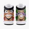 zoro and luffy one piece j force shoes 14 - Anime Shoes World