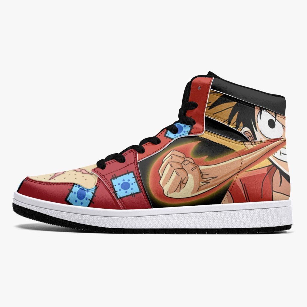 zoro and luffy one piece j force shoes 19 - Anime Shoes World