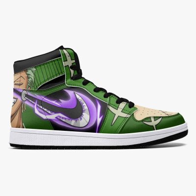 zoro and luffy one piece j force shoes 2 - Anime Shoes World