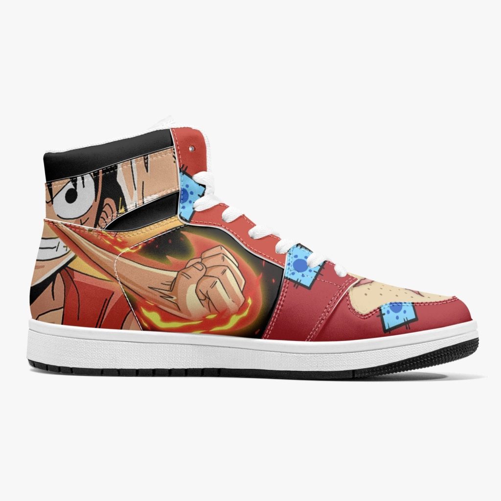 zoro and luffy one piece j force shoes 8 - Anime Shoes World