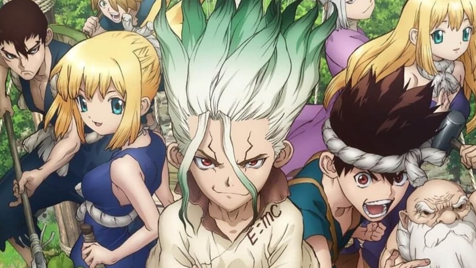 Dr. Stone banner 1 - Anime Shoes World